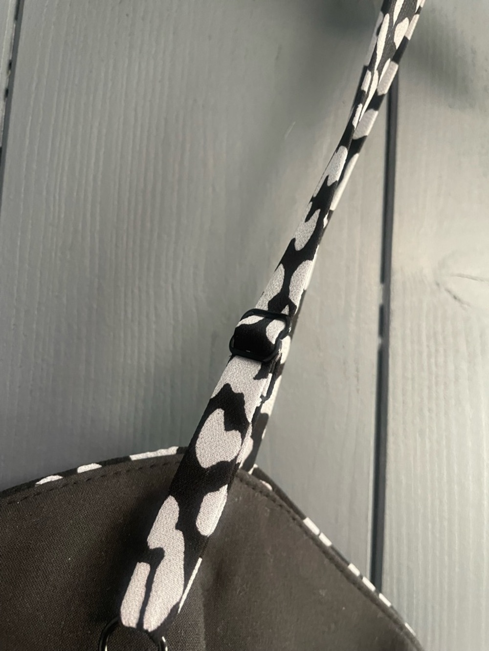 Michael Kors Black and White Animal Print Slip Dress - Picture 8 of 8